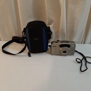 Vivitar 530 PZ Date A Print 35mm Camera W/ Case By Ceritrios FOR PARTS OR REPAIR